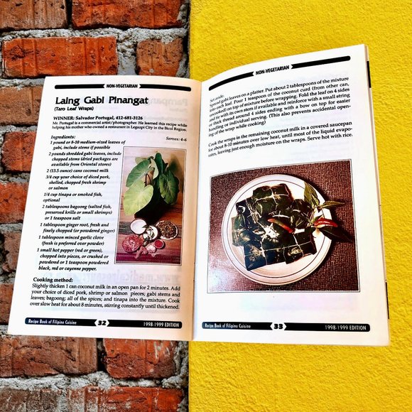 FILIPINO CUISINE Cookbook Recipe Book 1998 by AT&T - Picture 3 of 12